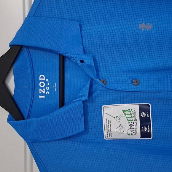 IZOD GOLF SHIRT- MEN'S SIZE LARGE - Picture 2 of 5